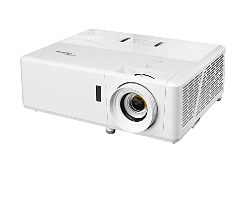 Optoma HZ39HDR Laser Home Theater Projector with HDR | 4K Input | 4000 lumens | Lamp-Free Reliable Operation 30,000 hours | Easy Setup with 1.3X Zoom | Quiet Operation 32dB | Crestron Compatible,White - Thumbnail 2