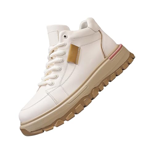 Zapatos para hombre, zapatillas de correr, zapatillas deportivas, zapatillas de deporte para hombre, zapatillas de senderismo, transpirables, zapatillas deportivas, Blanco, 43 EU