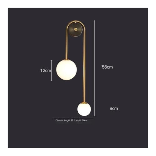 Luces LED para dormitorio de latón: iluminación nórdica y elegante para tu salón 3