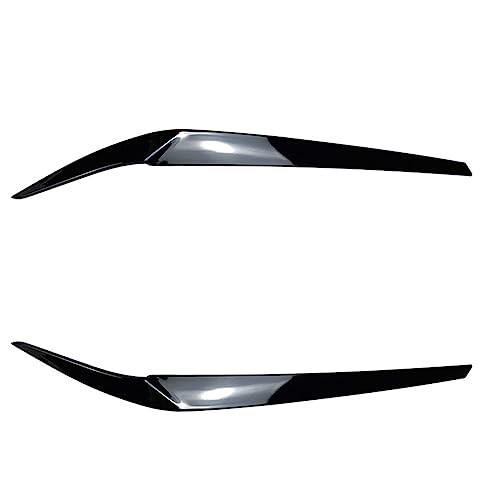 Paupières de phare ABS noir brillant pour BMW Série 5 G30 G31 F90 M5 2017-2021