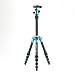 MeFOTO Classic Aluminum Backpacker Travel Tripod Kit - Blue (A0350Q0B)
