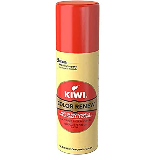 Kiwi Nettoyants Chaussure Rénovateur Daim/Nubuck, Renovador para Calzado de Ante & Nubuck, Color Neutro, Espuma en Spray, No Aplica