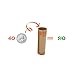 J Mark Burst Resistant Preformed Quarter Coin Roll Wrappers, Made in USA, 60-Count Heavy Duty Cartridge-Style Coin Roller Tubes, Includes J Mark Coin Deposit Slip