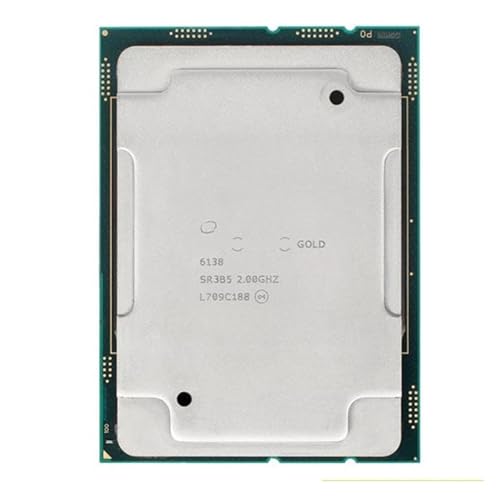 Processeur XE-on Gold 6138 20 cœurs et 40 threads pour le multitâche intensif