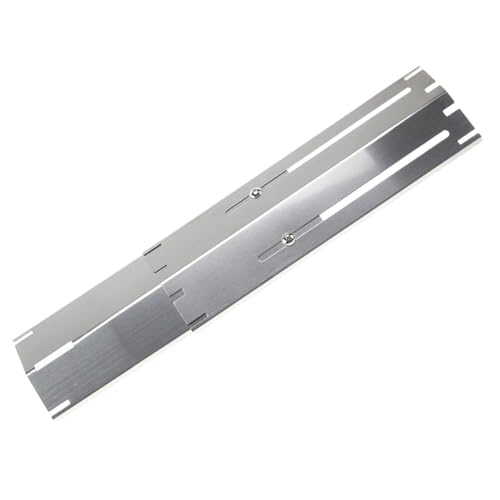 YUPEIUKLI Protector de Placa de Calor Ajustable de Acero Inoxidable para Parrillas. Resistente a la corrosión. Fácil instalación. Compatibilidad Universal.