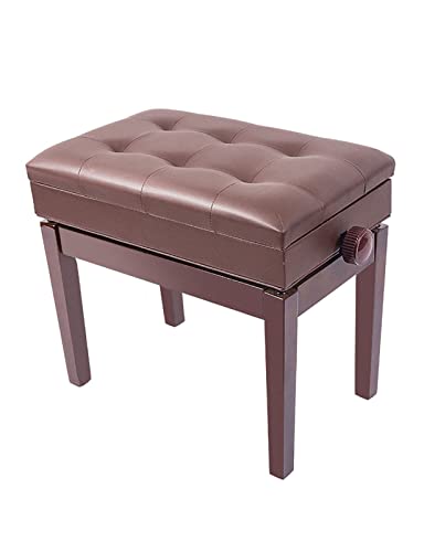 KOIAMVZW Tabouret de Piano en Simili Cuir avec Compartiment de Rangement, Cadre en Bois Massif, capacité de Charge jusqu’à 180 kg, Hauteur réglable de 10 cm, 55 x 34 x 47-57 cm, Marron - Les Beatles, Paul McCartney, John Lennon, RIngo Starr, George Harrison KOIAMVZW Tabouret de Piano en Simili Cuir avec Compartiment de Rangement, Cadre en Bois Massif, capacité de Charge jusqu'à 180 kg, Hauteur réglable de 10 cm, 55 x 34 x 47-57 cm, Marron