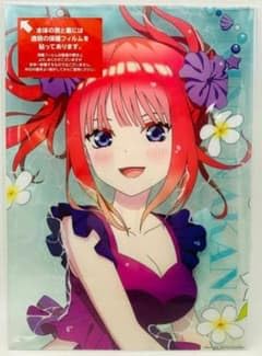 ひこくじ 五等分の花嫁 summer party B賞 A3 クリアボード
