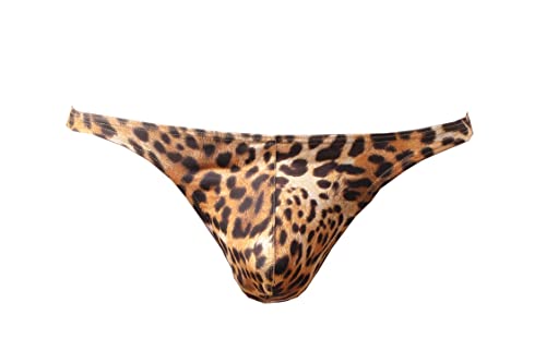 Bikini briefs de chinlon ligeros para ropa de tiro bajo tanga dorado M