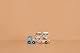 Little Dutch 7095 FSC Holz Autotransporter inkl. 4 Autos Blau