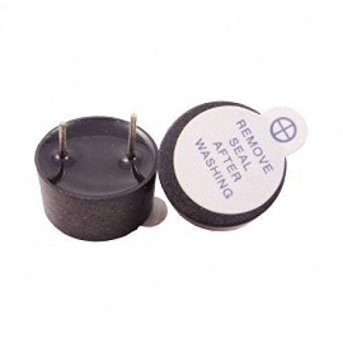 Electronic Crops Pack of 2 Pcs Active Mini Piezo Buzzer B-10, 5V, PCB Mount, Continuous Ringing, for Arduino Uno-image-21
