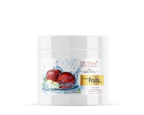 Image of BIOFRESH HERBALS Body Cream - Fruits Deep Intense Moisturizing Cream Non-Greasy with 24-Hour Hydrating for Soft Dry Skin (800ml, Pack of 1)