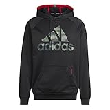 Weicher und leichter Stoff adidas Herren M Gg Bos Nov HD Sweatshirt, Schwarz/Schwarz, L