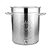 Stock Pot with Tap, Can Hold Wine, Oil, Milk, Liquid Transportation (Size : 40 * 45cm(50L))