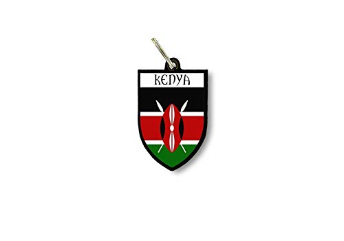 Porte cles clefs cle Drapeau Collection Ville Blason Kenya Kenyan