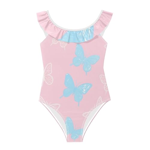 Traje de baño para niña de 3 a 6 años cómodo y elástico con volantes SyXIOP