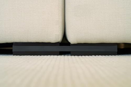 Couch Clamp Heavy Duty Couch Connector for Sectional Sofa- (4Pack) Easy Install & Uninstall for Furniture Sliding & Gaps No Tools Required - Universal Furniture Connector to Prevent Damaged Floors