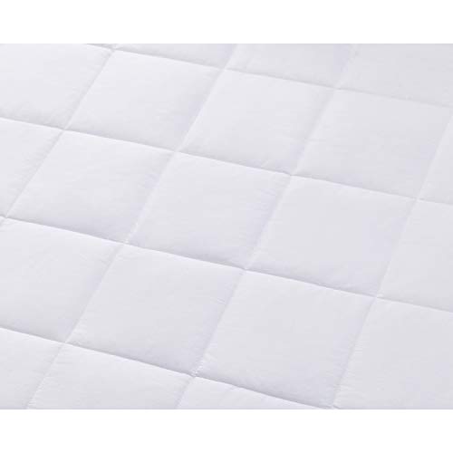 RelaxBlanket Weighted Blanket | 60\'\'x80\'\',15lbs | for Individual Between 140-190 lbs | Premium Cotton Material with Glass Beads | White