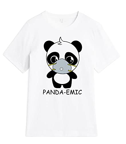 Angel Wings | Panda-emic Next Level T-Shirt | Funny Pandemic Quarantine Panda Shirt | White Tshirt Under 300 | Tshirt for Men and Women | Tshirt White Panda