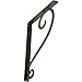 Ekena Millwork BKTM01X12X15SEDAPG Metal Bracket, 1 1/2" W x 12" D x 15" H, Antiqued Pale Gold