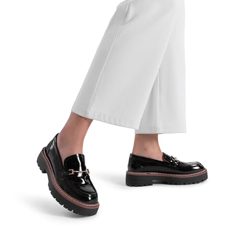 Image of DREAM PAIRS Platform Chunky Loafers for Women | Slip On Business Office Casual Dressy Loafer Shoes
