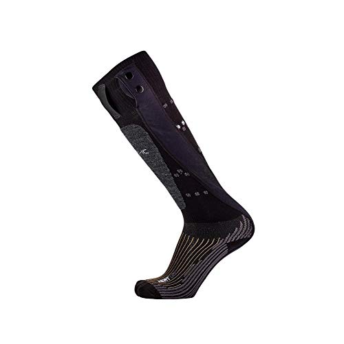 Therm-ic Powersocks Heat Uni ND Verwarmbare sokken, 45-47, zwart-grijs