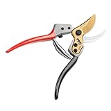 LogicGrip 剪定バサミ 剪定ばさみ プロ剪定鋏 日本製SK-5鋼 耐久性6倍ドイツ技術採用 切れ味5倍 人間工学アルミ合金グリップ 握りやすい 省力化 錆びにくい えだきりばさみ 園芸ハサミ 枝切りバサミ 生け花 花切りバサミ 盆栽 庭園作業 果樹 人気庭師おすすめの剪定ばさみ 女性 人気剪定バサミ (金刃)