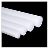 4 Stück Nylonstäbe, Kunststoff-Rundstab 8/10/12 mm Durchmesser, 500 mm Länge(8mm 6pcs)