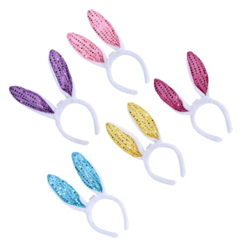 Diadema de orejas de conejo LED Toddmomy de colores surtidos como accesorio decorativo