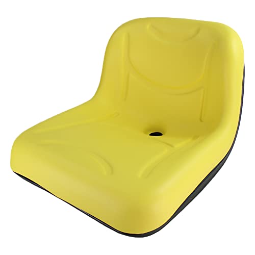 E-420-182 DirectFit Yellow Seat for John Deere 325 (S/N 70001>) 335 (S/N 70001>) 345 (S/N 70001>) 355D GT225 GT235 GT235E LX255 LX277 LX279 LX288 GT245 GX255 GX325 +++