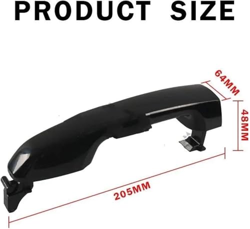 Poignée de porte extérieure auto compatible FJ150 4runner remplacement carrosserie gauche droite 6921160090 - 3