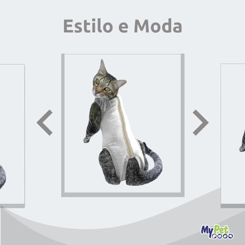 Roupa Cirúrgica,Extra Grande, Pós-Cirurgia, Pós-Operatório, Roupa para Gatos, Auxilia na Recuperação