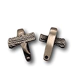 Hat Clip Brim Clip, Turkey Spur, Gift for Hunter, Outdoorsman, Turkey Hunter, Good Luck Charm on Turkey Hunting Hat. Big Tom. Designed in The USA. Turkey Hunting Gear, Bronze, Squeeze On Any Hat