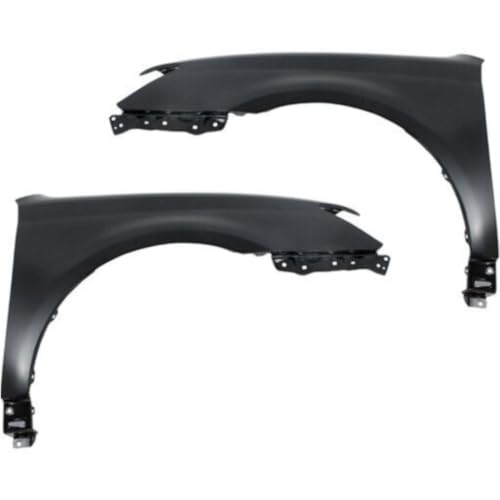 BLINGEDITION 2pcs Fender Front Left Right Driver Passenger Side Primed Steel Without Molding Holes TO1240207 53812AC050 53811AC050 TO1241207 16587805 SET-T220159