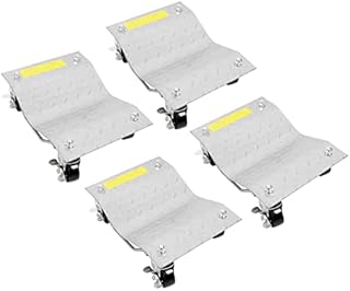 WEIZE Car Dolly, Heavy Duty Wheel Dolly Vehicle Tire Skates with 1500 lbs Capacity, Set of 4