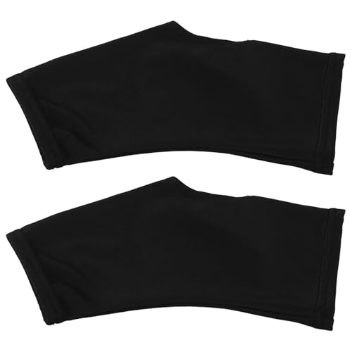 TEHAUX Fundas para Tacos de Fútbol Negras de Fibra de Spandex, Ligeras y Portátiles para Actividades Deportivas y Rugby, Protección Antideslizante y Resistente al Polvo