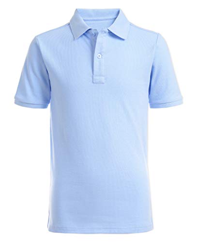 Polo Nautica garçon coupe husky ample pour uniforme scolaire XL bleu