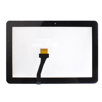 Numériseur tactile Galaxy Tab P7510 vitre noire de rechange pour réparation écran