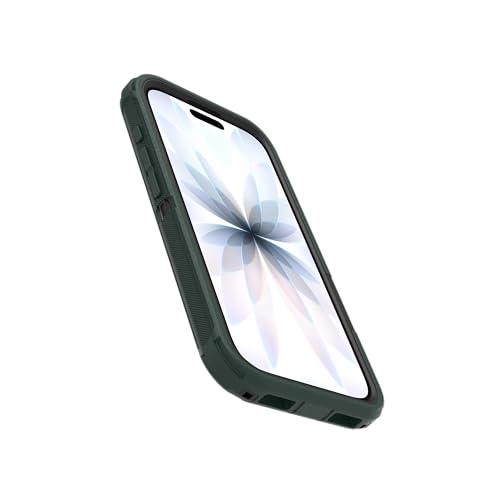 Image of OtterBox iPhone 17 (Only) - Defender Series Case - Roasted Cashew Mist (Green & Black) - Snaps on MagSafe - Tough - Rugged & Durable