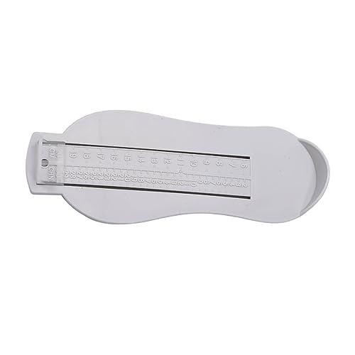 Homoyoyo 1 Pieza Dispositivo de medición de pies tamaño medidor medidas zapatos de bebé Chicos dispositivo de medición del pie para medida del pie del bebé Gris claro Color Aleatorio