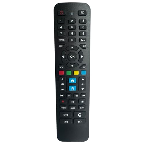 Nuevo Reemplazado Mando a Distancia para TV K24DLX11HS K43DLJ10US K50DLX11US K32DLX11HS K45DlJ12US K58DLJ10US K32DLG12HS K43DLX11US, configurable para múltiples Modelos - Configuración Simple