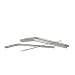 Produktbild ECO Brotbox | ECO Strohhalm | Set aus 4 gebogenen Edelstahl-Trinkhalmen + Reinigungsbürste | 20,5 cm