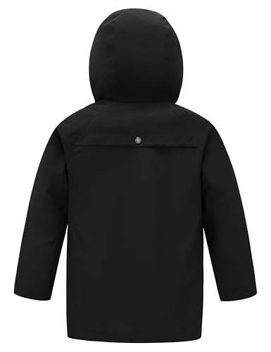 Image of Wantdo Boys & Girls Waterproof Rain Jacket Lightweight Rain Coat Hooded Windbreaker