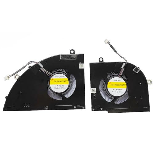 Ventilador compatible con CPU y GPU para ventilador MSI Delta 15 A5EFK MS-15CK Series BS5405HS-U5N BS5405HS-U5P DC5V 1A