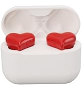 Heart Shaped Heart Earbuds Earphones, Cute Girls Wireless Earbuds with Built in Battery Ships HiF...