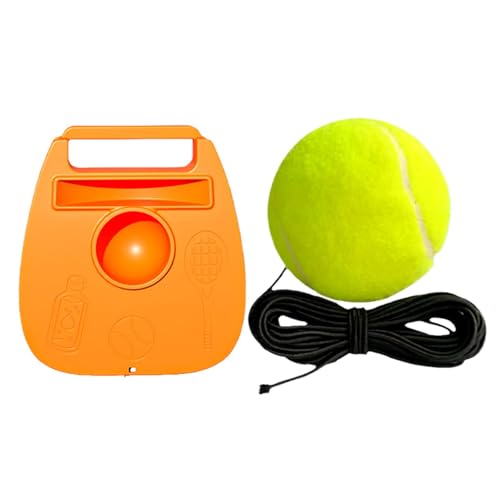 Nevalerra Entrenador de reboteadores de tenis - Entrenador de pelotas de tenis, Herramienta de entrenamiento de práctica 8,66x7,87x2,09 p | Pelota de rebote multifuncional para entrenador de tenis con