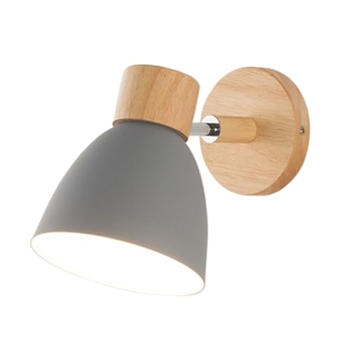 Lámpara de pared moderna minimalista con luz de lectura E26 para dormitorio y pasillos