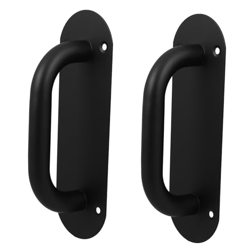 Poignées de porte acier inoxydable Yardenfun plaques de poussée push pull 2 pièces - 2