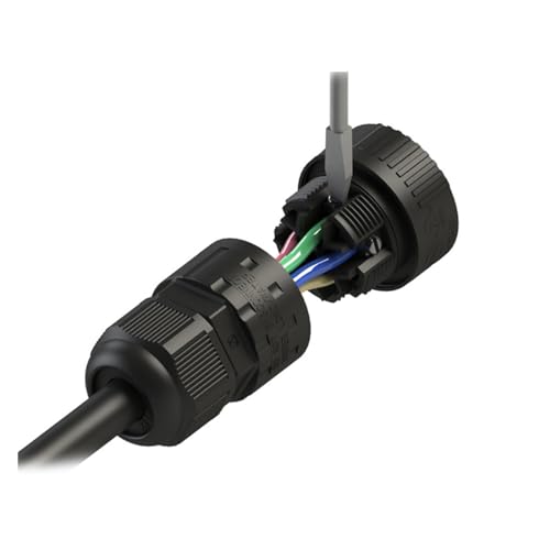 Conectores industriales M20 5 pines IP68 contra fallos por humedad en cables de aviación Ep050 4