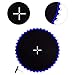 YIJU Trampoline Replacement Mat Trampoline Jump Mat Workout Round Accessory Family Outdoor, with Metal Eyelets Jumping Cushion, Blue 56 Buckle