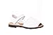 Sandali Menorchine per bambini e bambine, unisex, scarpe per bambini, made in Spagna, garanzia di qualità., bianco, 30 EU